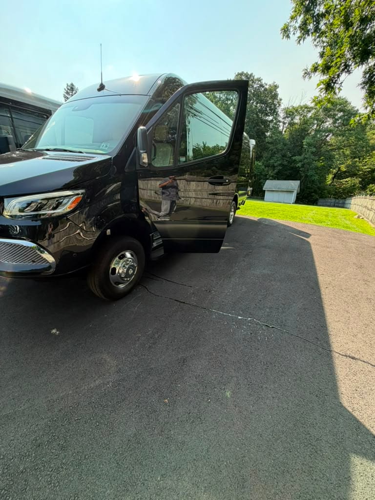 Mercedes-Benz Sprinter van, front exterior view